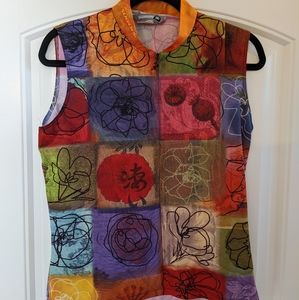 Women's sleeveless cycling & athletic jersey